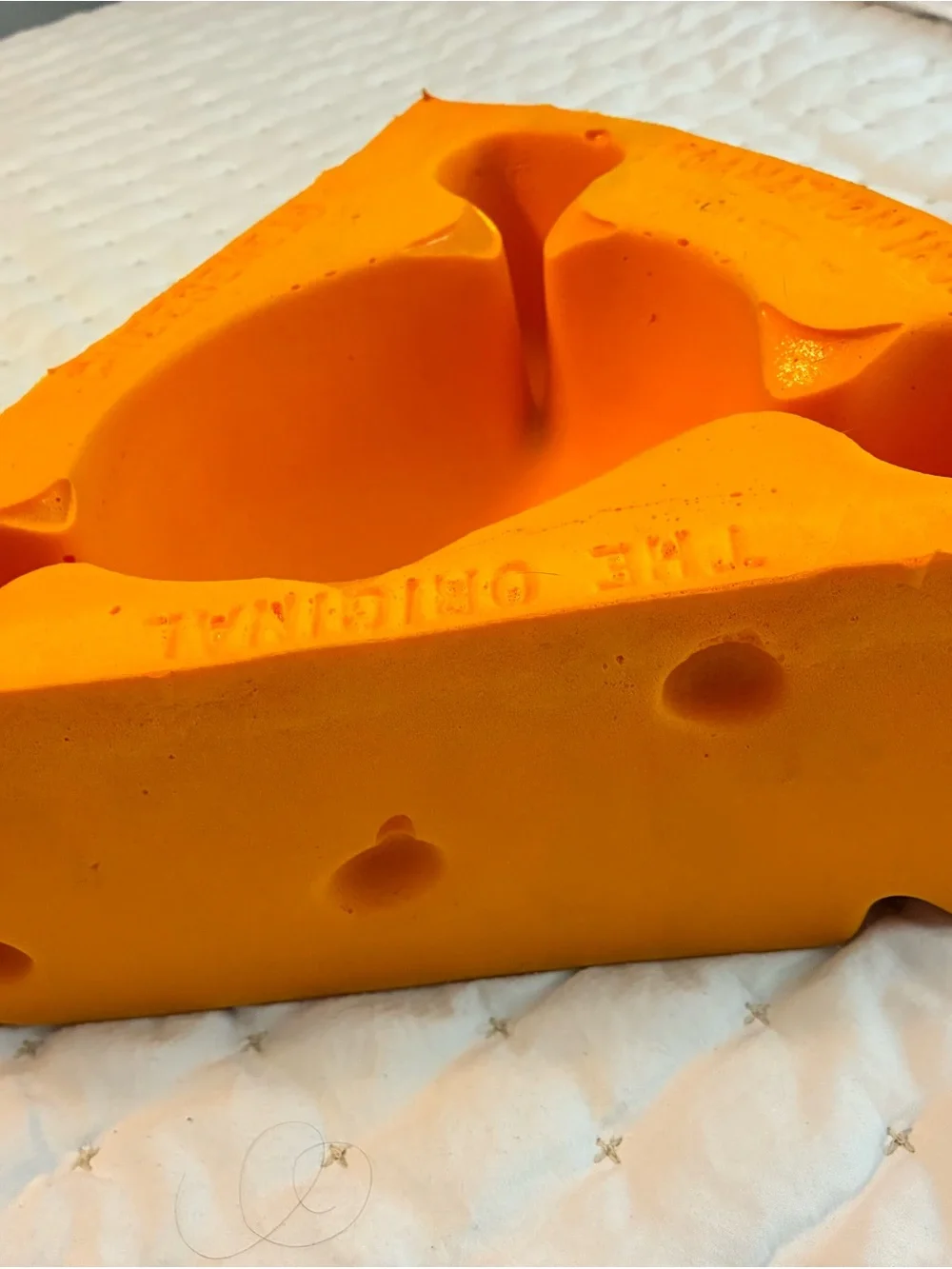 The Original Foam Cheesehead Wedge Hat - Bright Orange Green Bay Packers - Picture 4 of 4